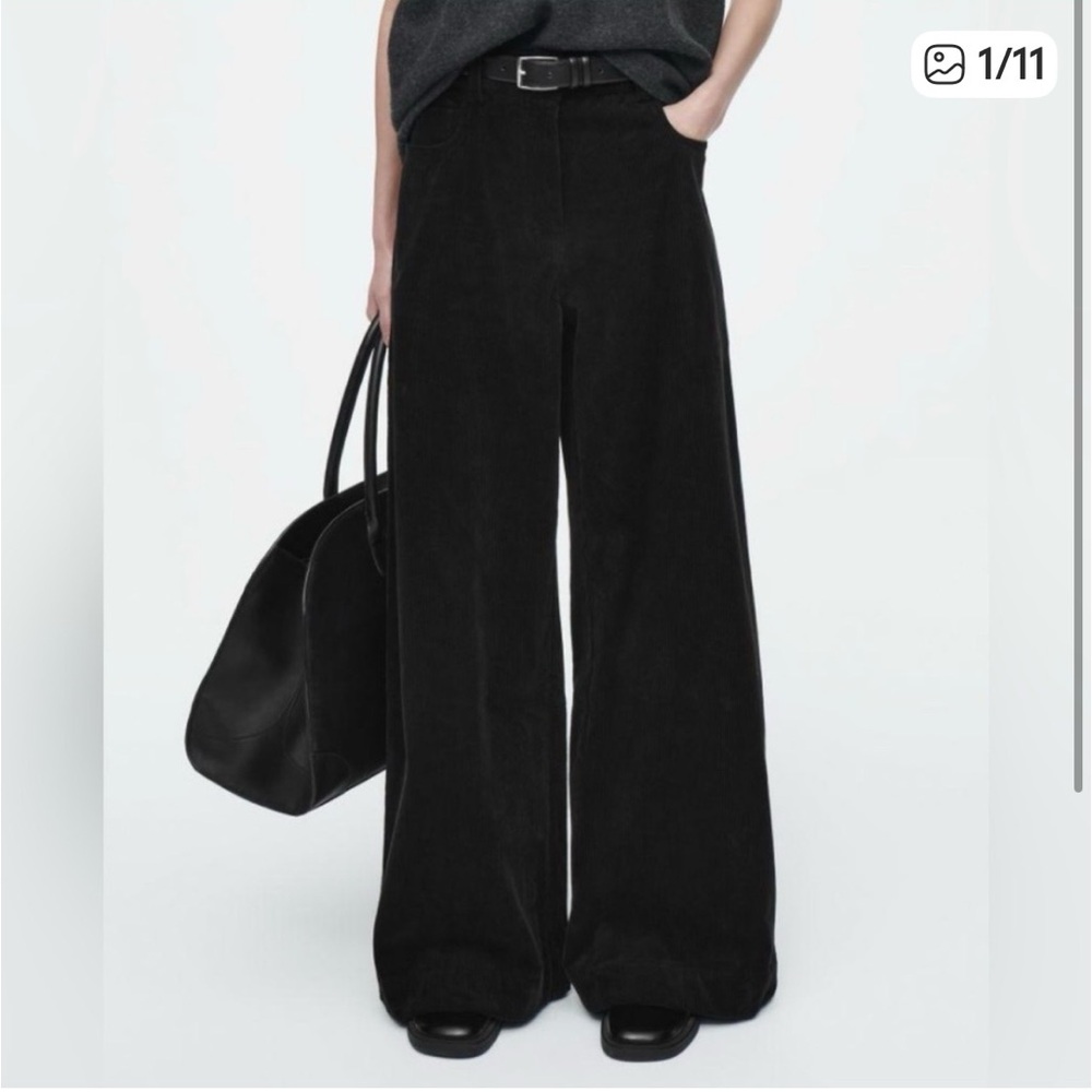 NEW COS CORDUROY WIDE-LEG TROUSERS 4